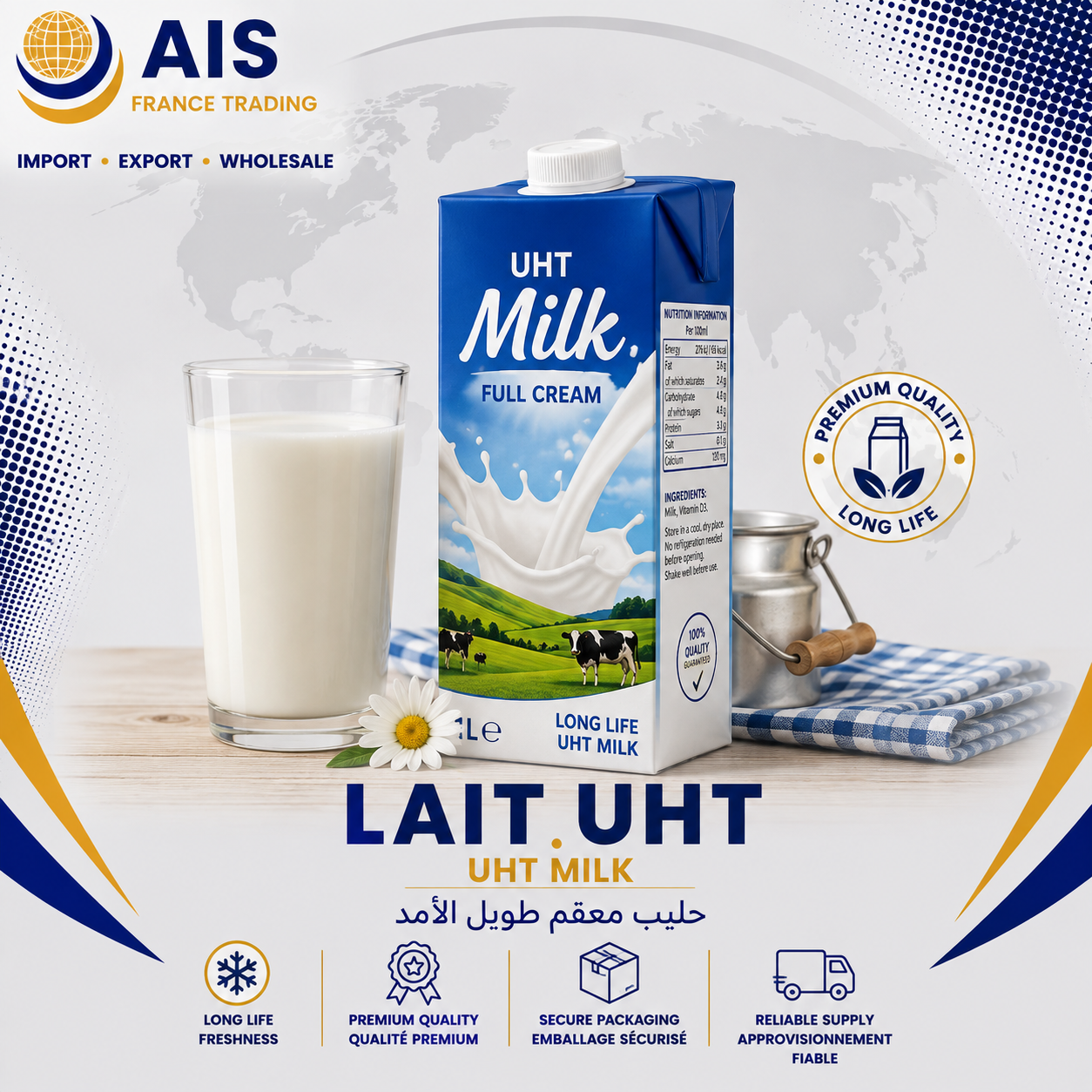 Lait UHT